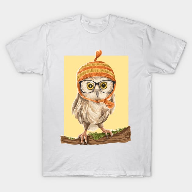 Owl T-Shirt by Dilectum